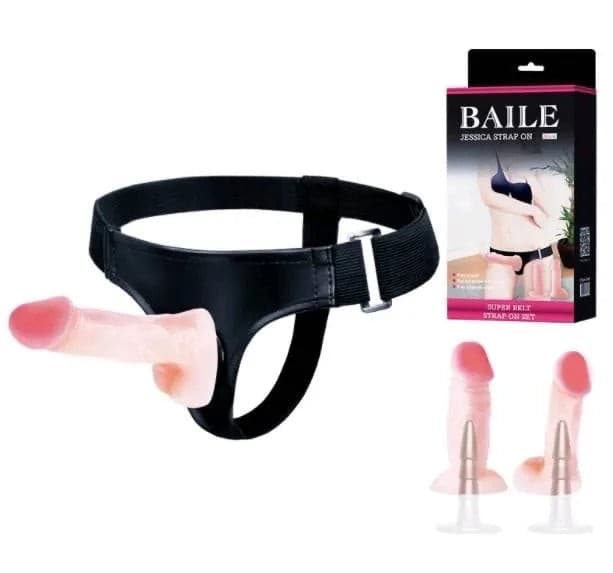 Arnés Suspensor con Dildo Intercambiable